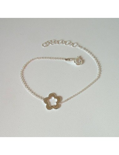 Bracelet Petite Fleur.  En argent massif 925